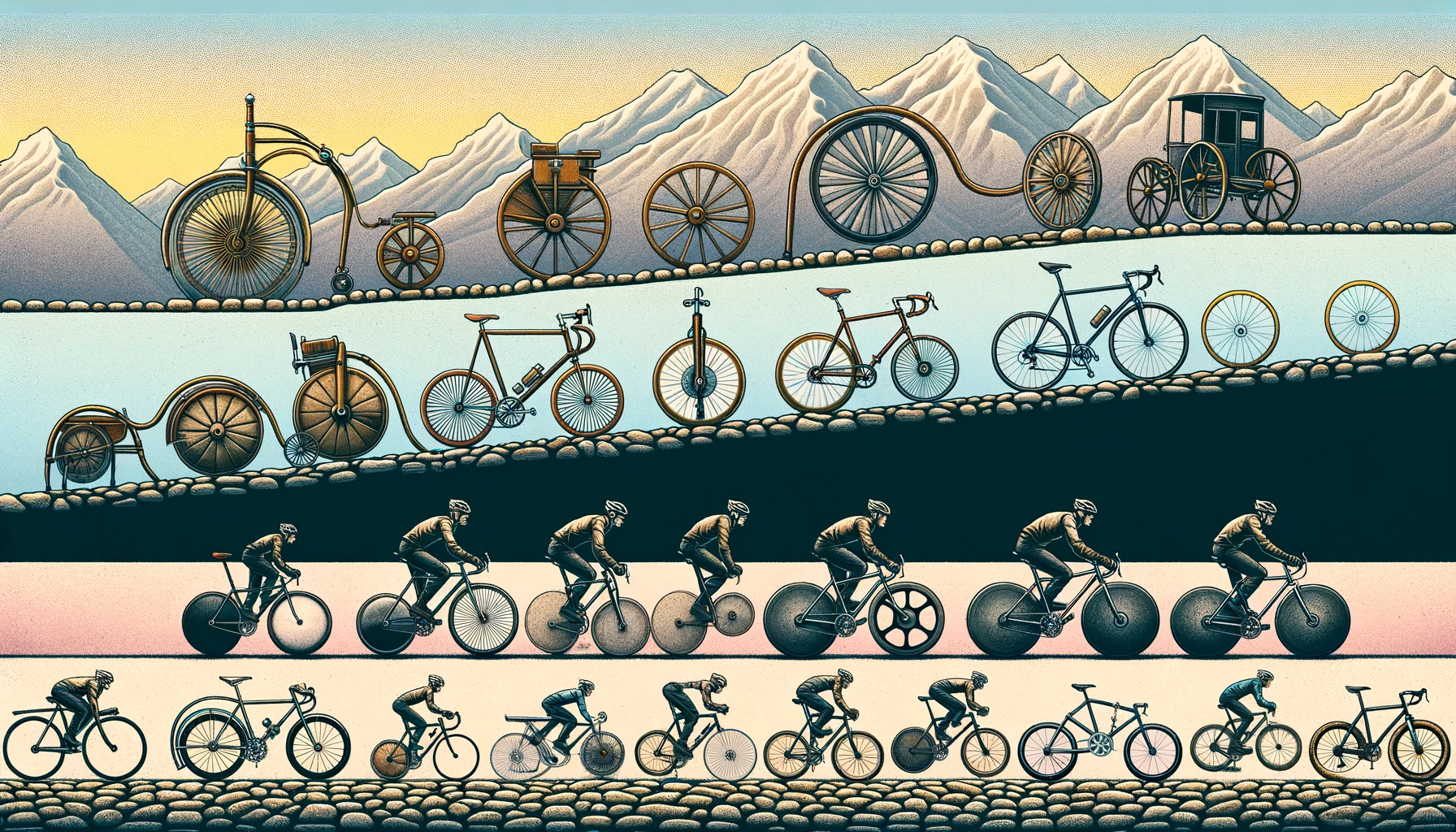 Evolution of Bicycles: From Pedestrian Machines to Modern Mountain Bikes